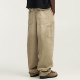 P&B wide leg baggy fit light skin jeans for men